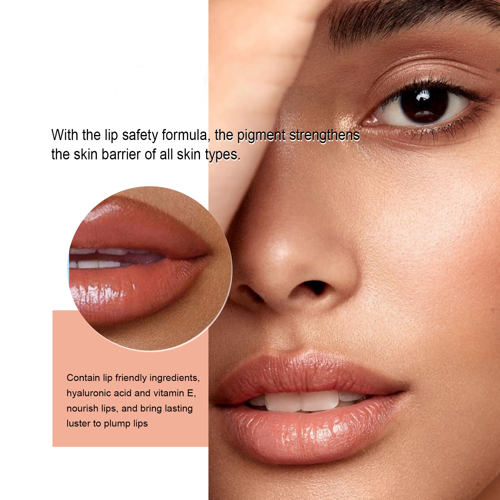 OUHOE Peel Off Lipliner – aufpolsternde Lippenkonturenfarbe mit Hyaluronsäure & Vitamin E | Dunkelbraun