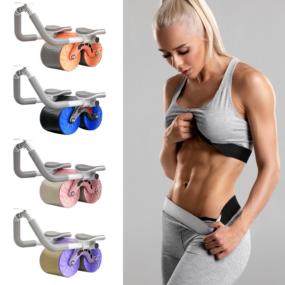 2-in-1 Ab Wheel Roller with Smart Counter & Knee Mat | AdriaPulse