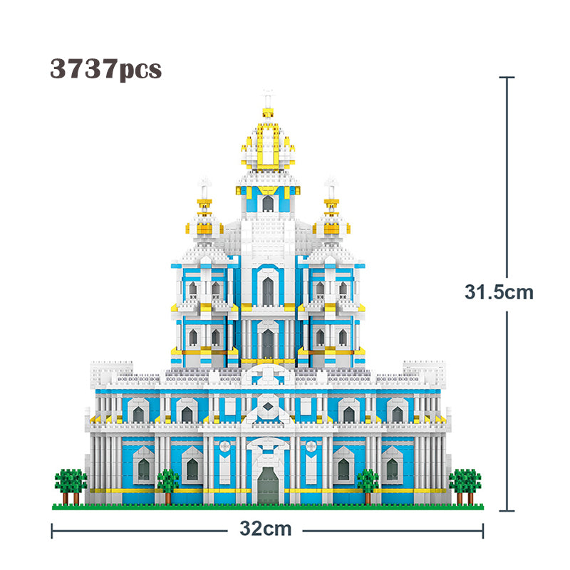 Architecture Building Block Set | ABS Brick Model Kit – Creative DIY Toy for Kids & Adults