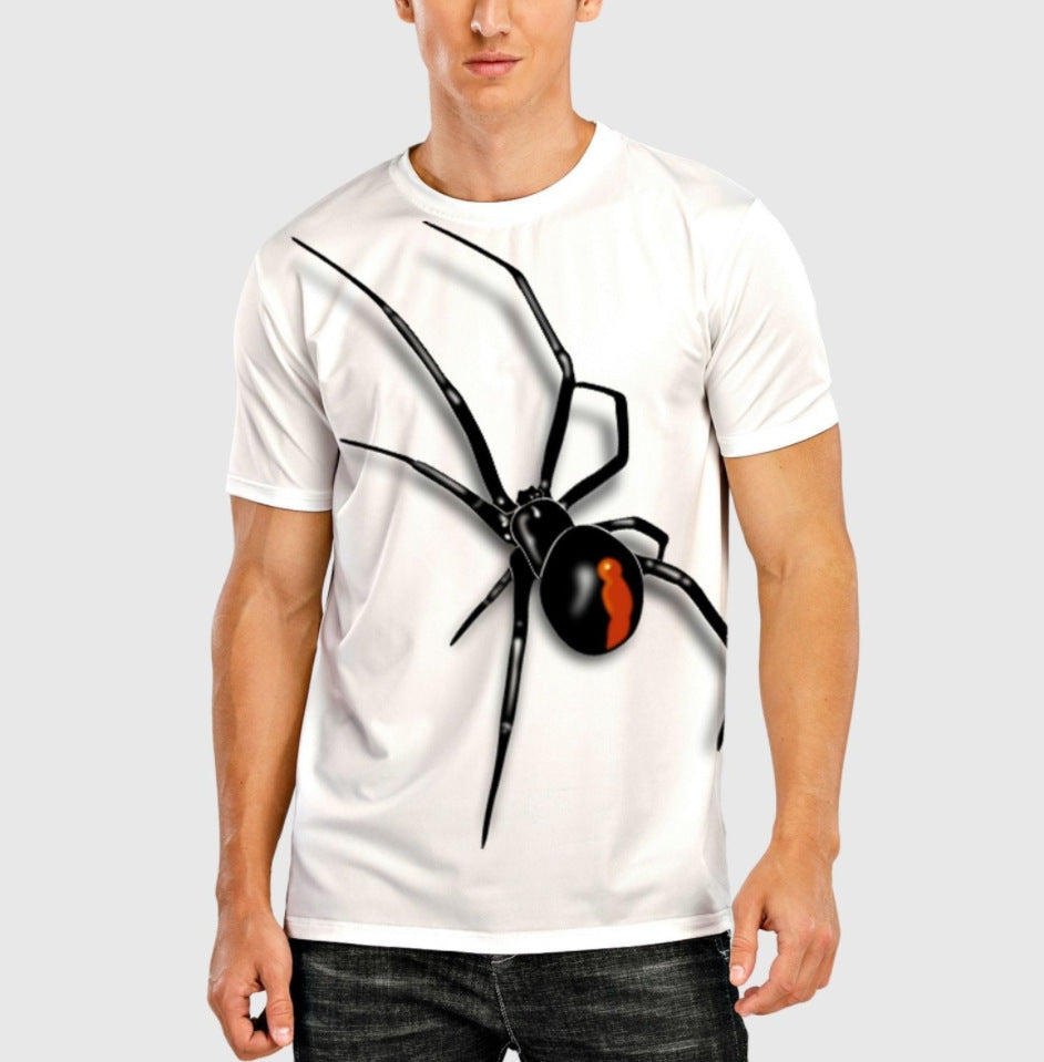 Compass Print T-Shirt | Retro Harajuku Streetwear Tee – Men