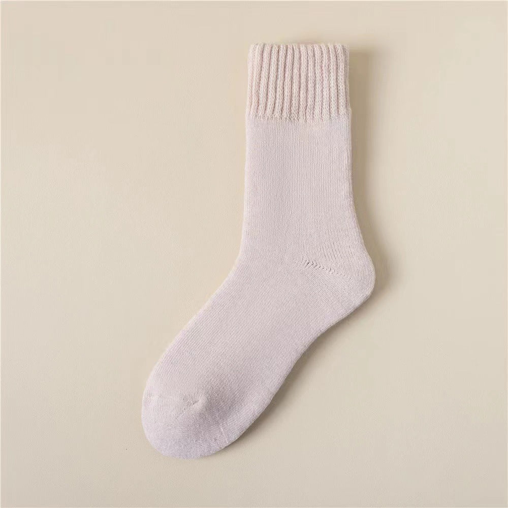 Women's Maternity Socks – Fleece-Lined Thickened Warm Winter Socks, Cashmere Terry-Loop